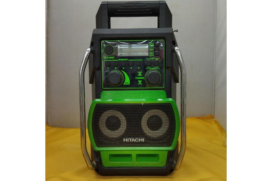 日立工機 コードレスラジオ グリーン UR18DSL 取扱説明書・AC