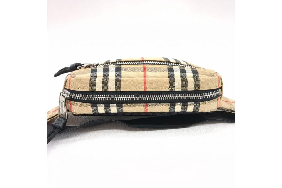 美品 バーバリー ボディバッグ ウェストバッグ ノバチェック ベージュ