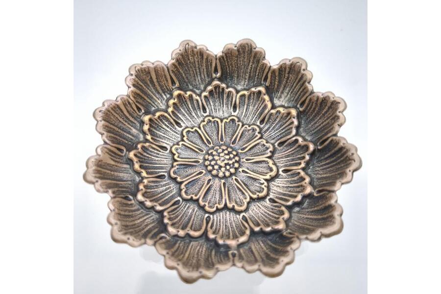 ジャンマリア ブチェラッティ 銀製小皿 フラワー シルバー925 38.8g