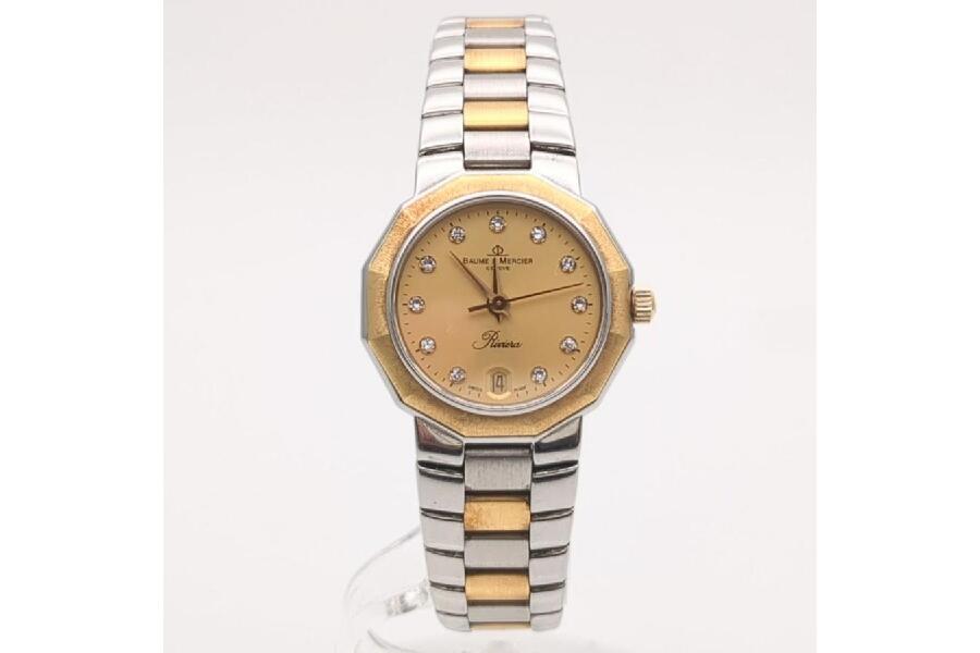 ボーム＆メルシエ リビエラ 11Pダイヤ 5231 クオーツ レディース