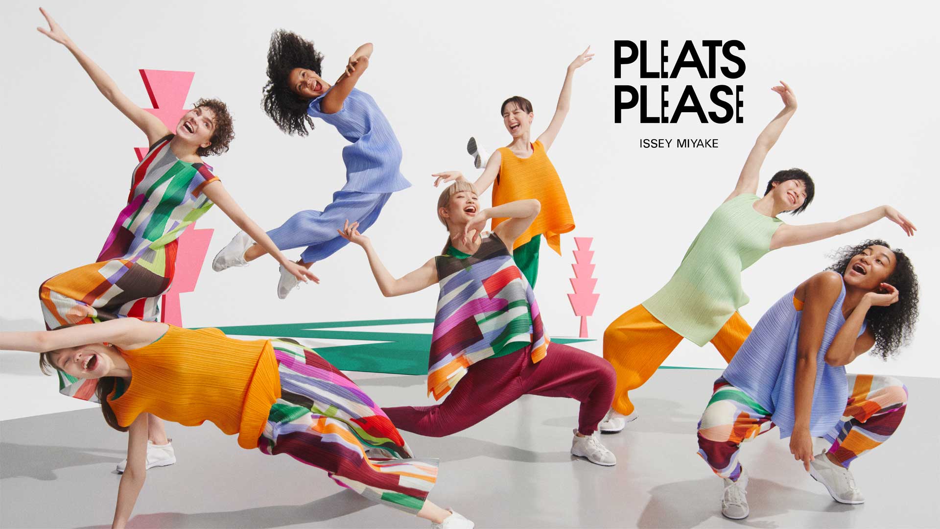 PLEATS PLEASE ISSEY MIYAKE “MONTHLY COLORS : MAY × PATH”｜WORKS