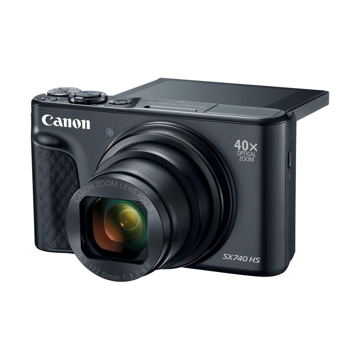 Canon PowerShot SX740 HS Digital Camera (Black)