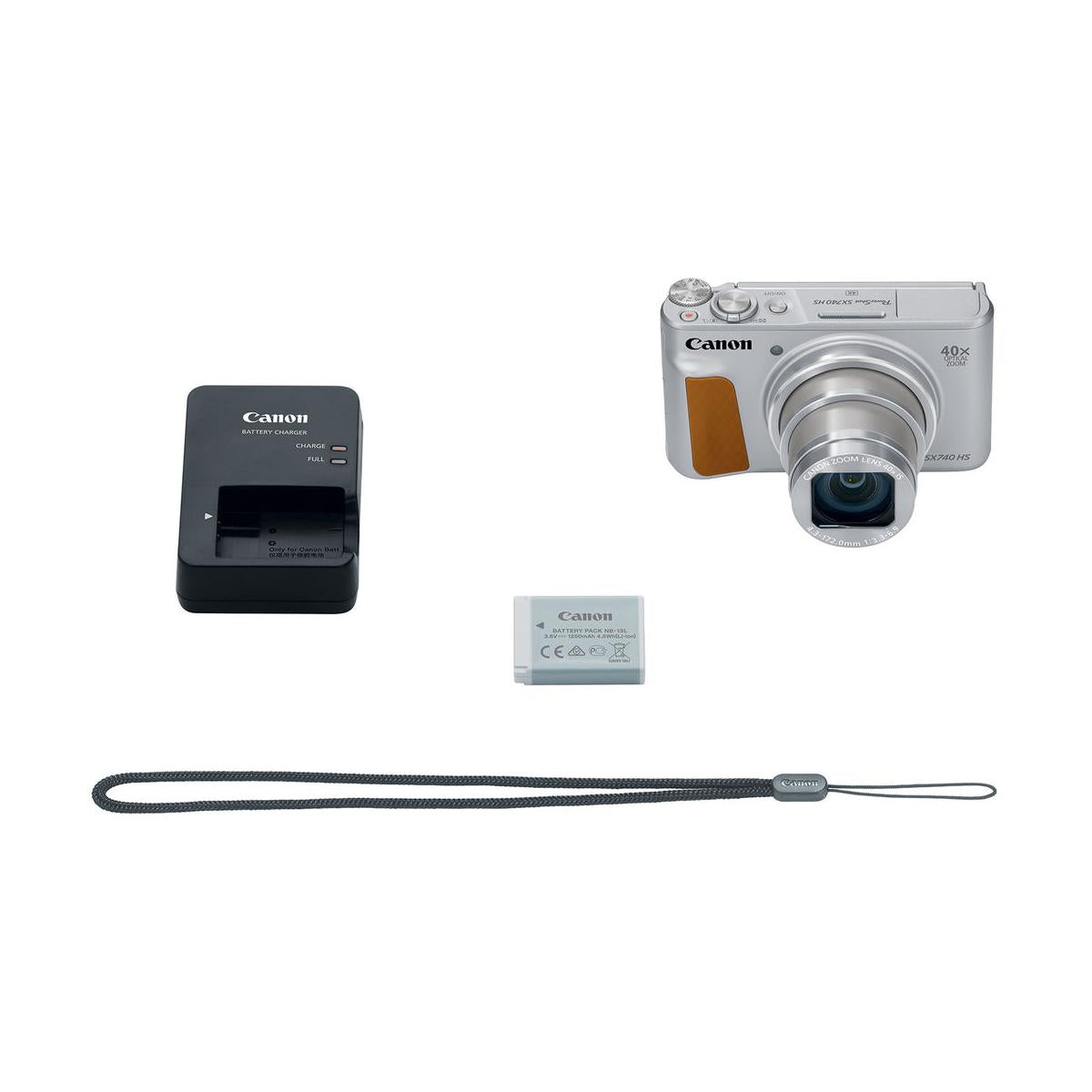 Canon PowerShot SX740 HS Digital Camera (Silver)