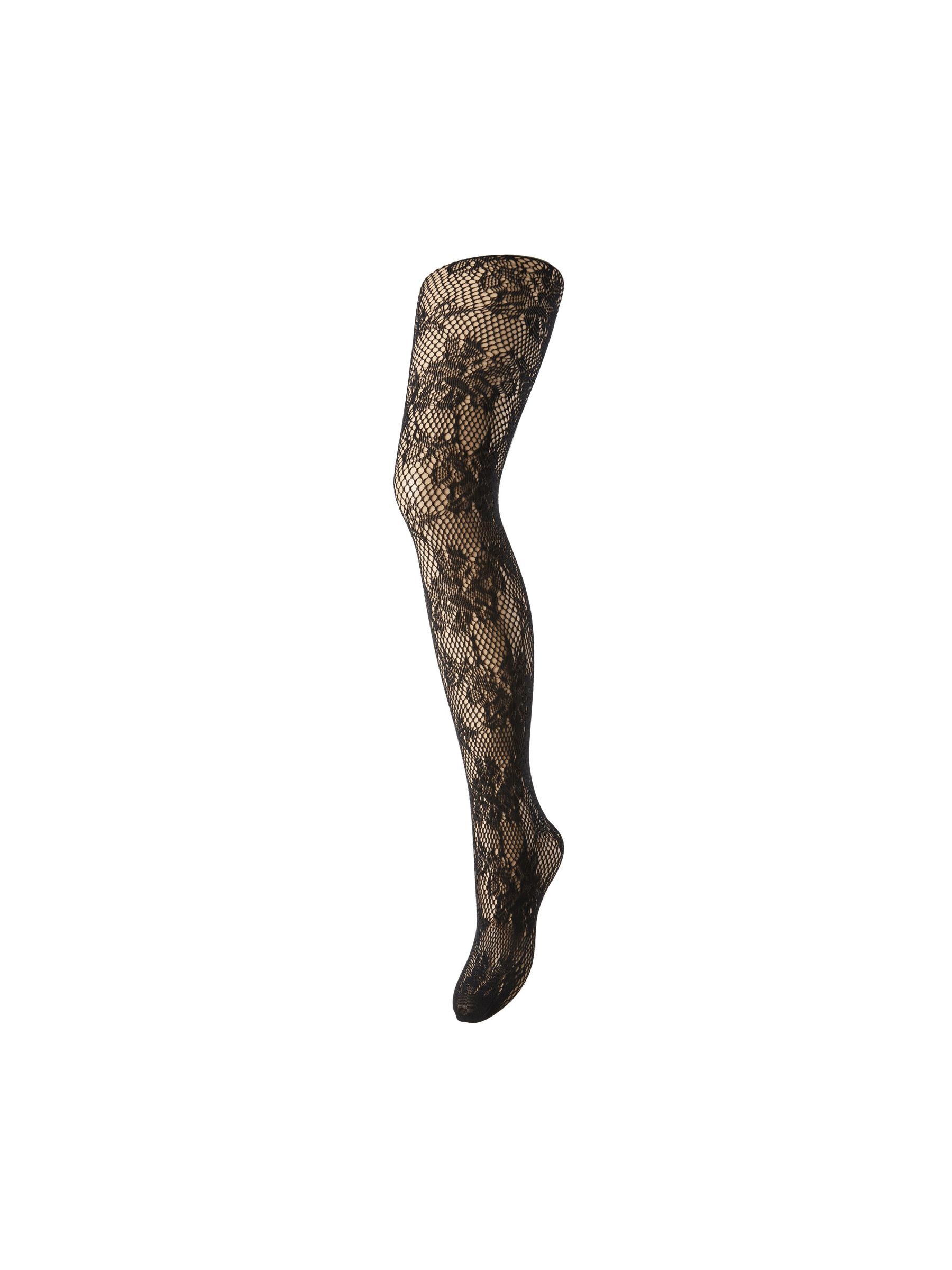 PCJANE LACE TIGHTS | Black | PIECES® Sweden