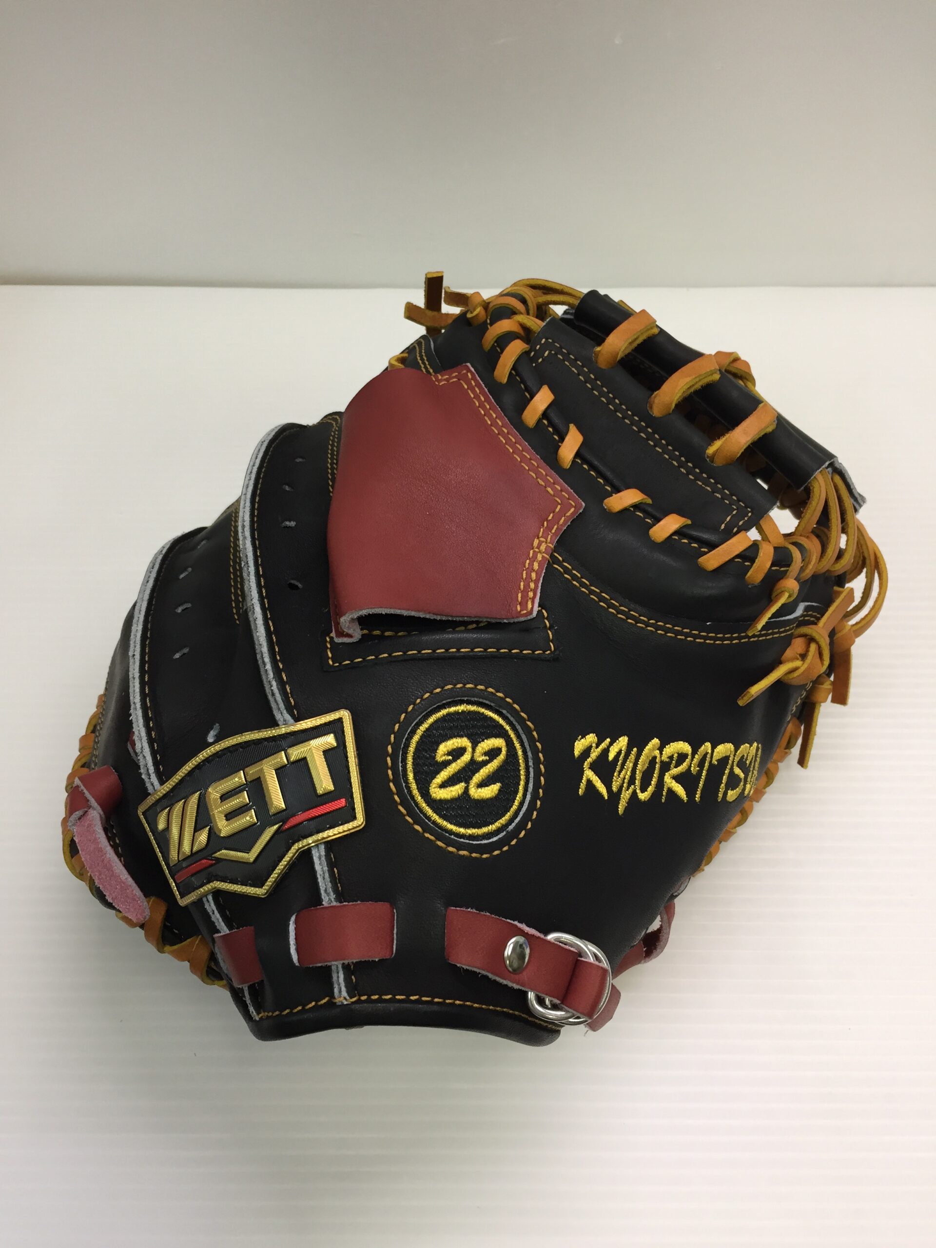 ゼット ZETT プロステイタス 軟式 オーダー キャッチャーミット 刺繍