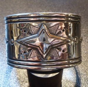 ナバホ Clendon・Pete クレンドンピート スタンプワーク バングル