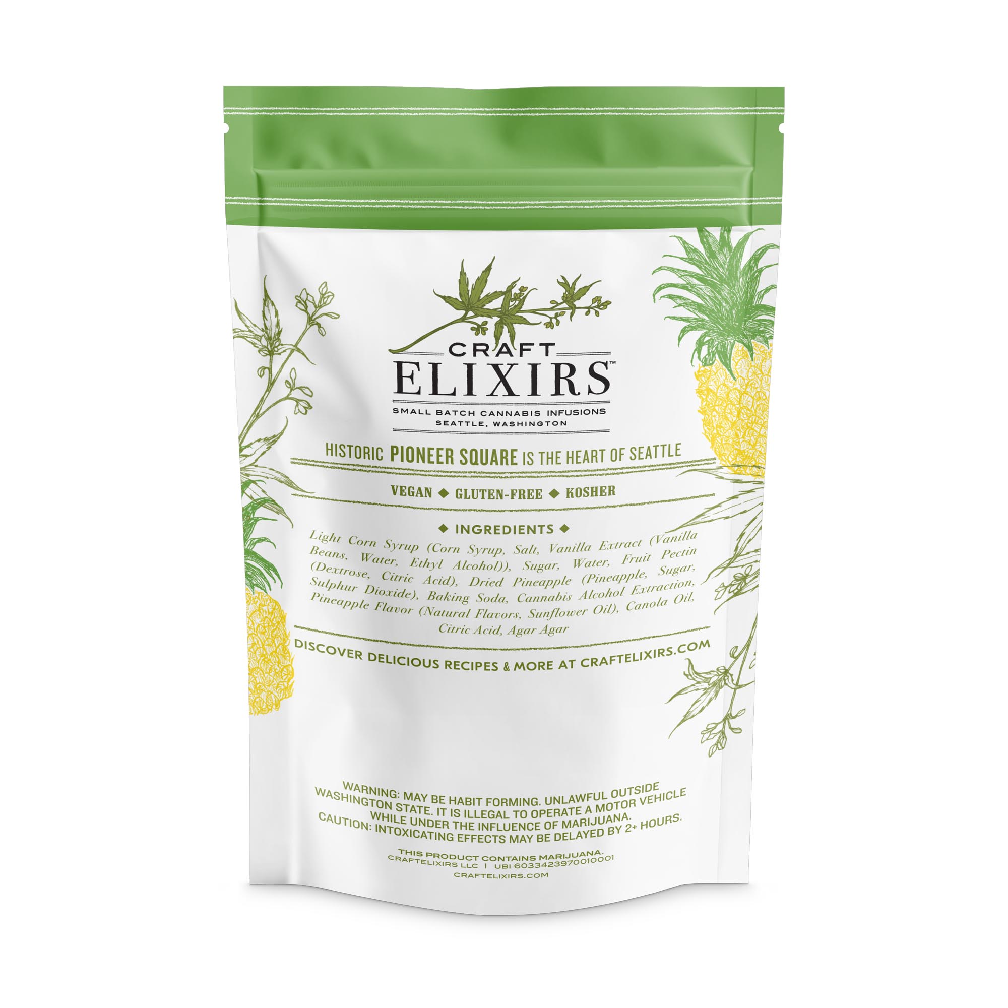 Pineapple Crush Fruit Nom 1:1 - Pioneer Squares