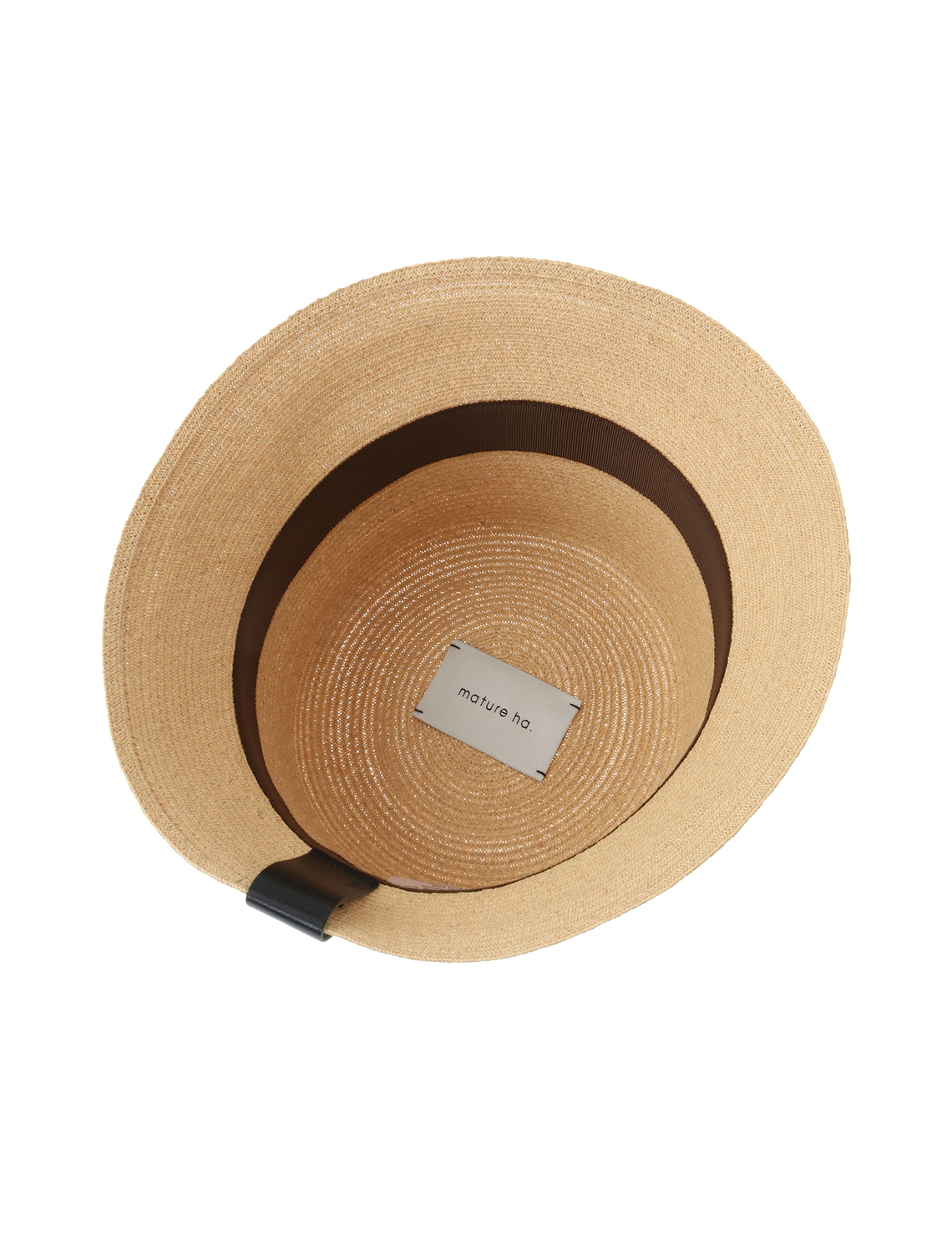 mature ha./マチュアーハ】ハット/RAFFIA BRAID BUCKET HAT】｜PLAIN