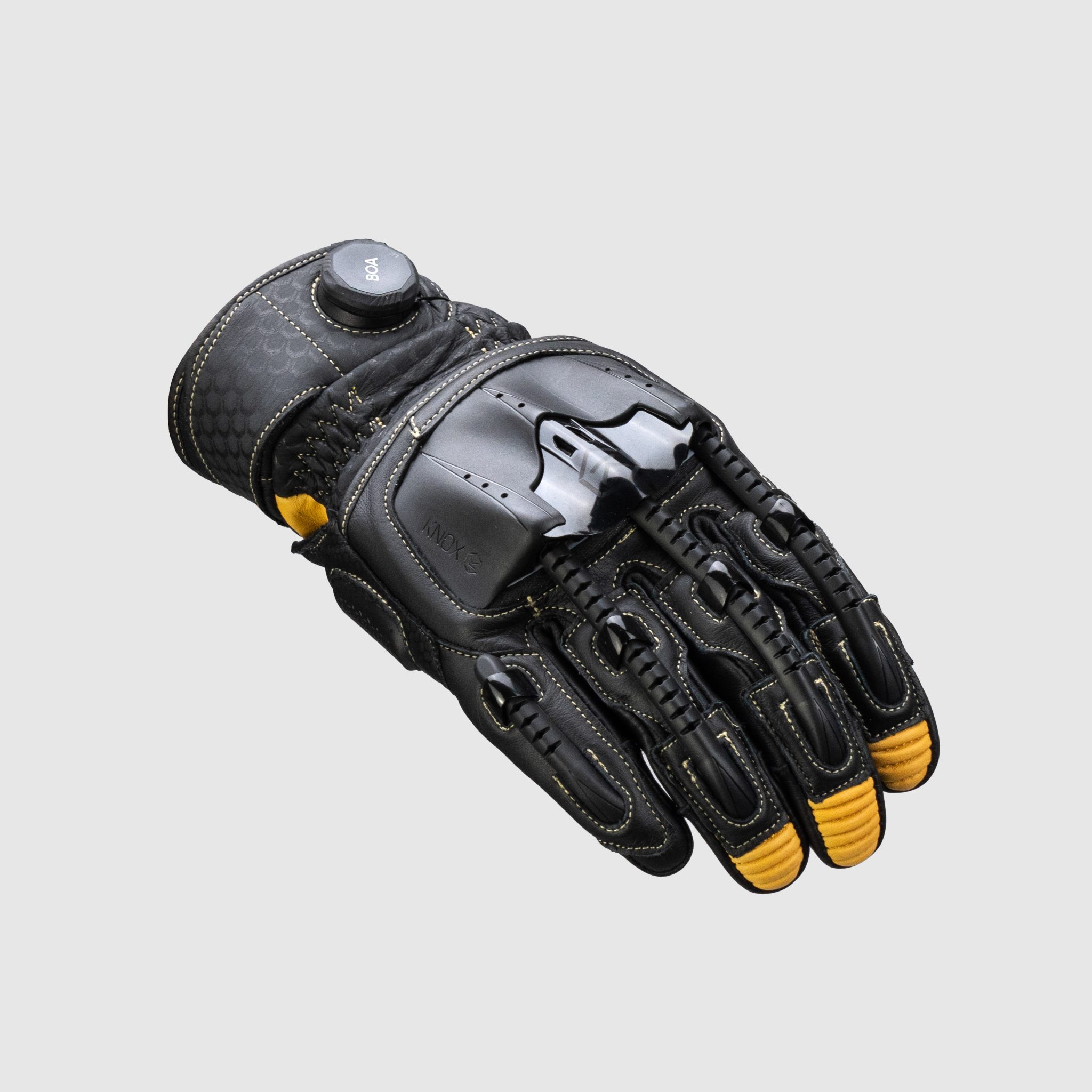 Handroid Pod Motorcycle Gloves MK5 – Black/Sand - Knox