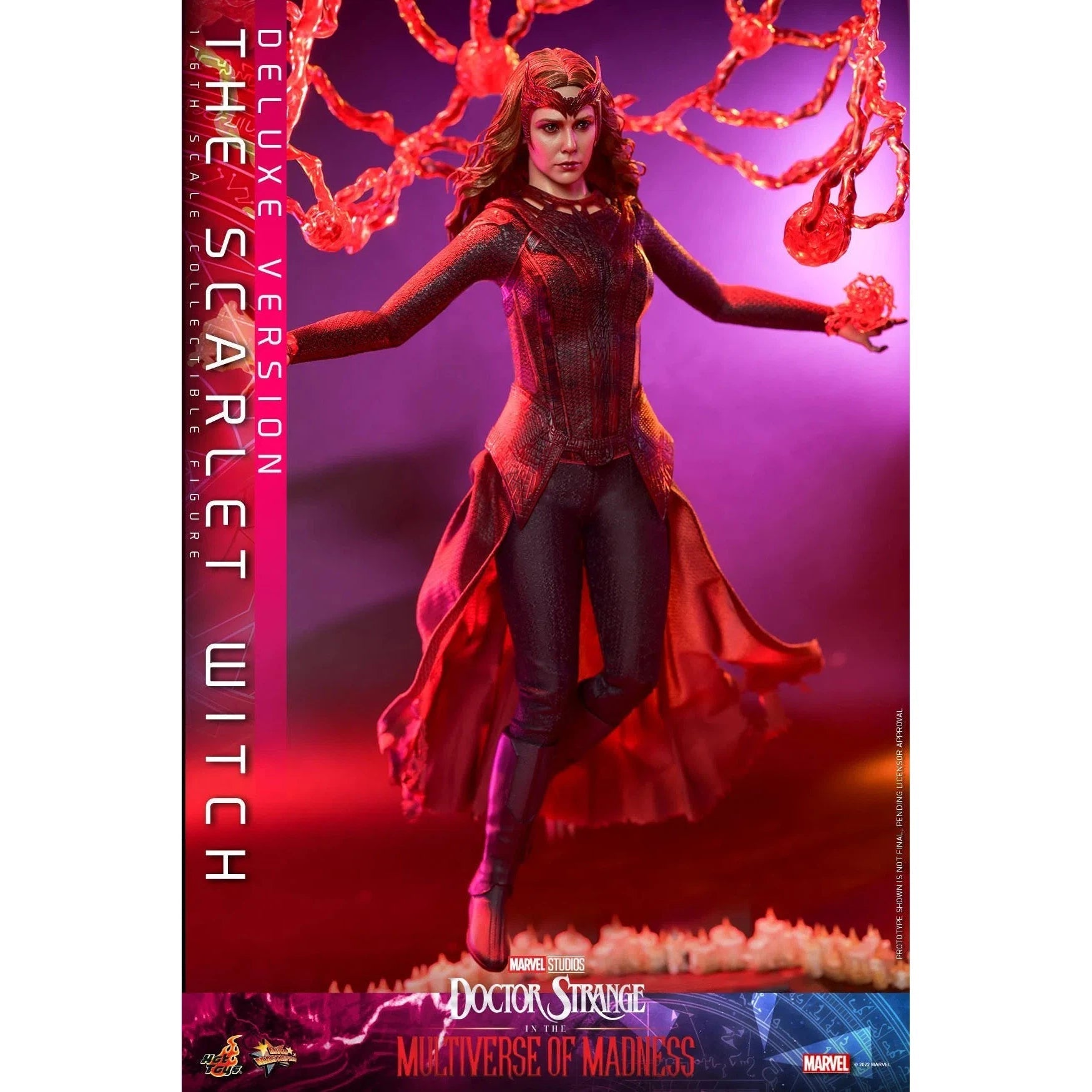 Hot Toys The Scarlet Witch: Deluxe: Multiverse Of Madness: Marvel