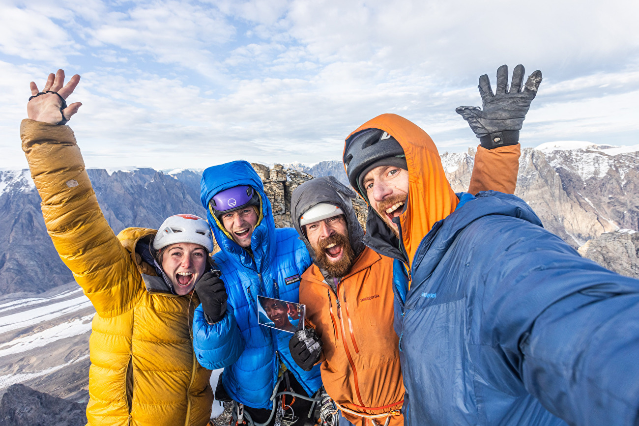 Big new climb on Mirror Wall in Greenland by Julia Cassou, Sean