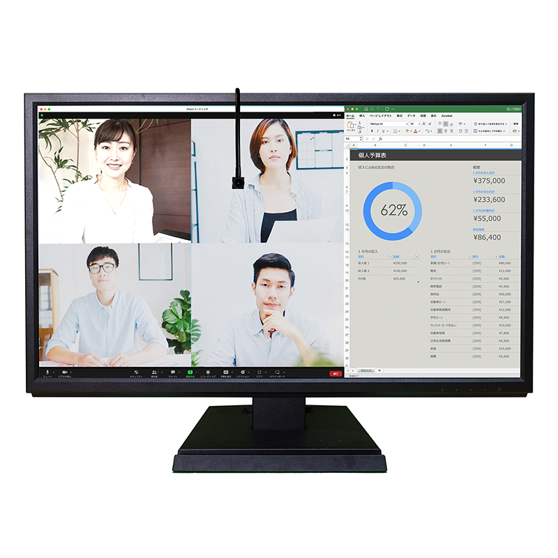 スマカメ 就活リモート会議カメラ「好感度WEBカム」｜USB-CAM02