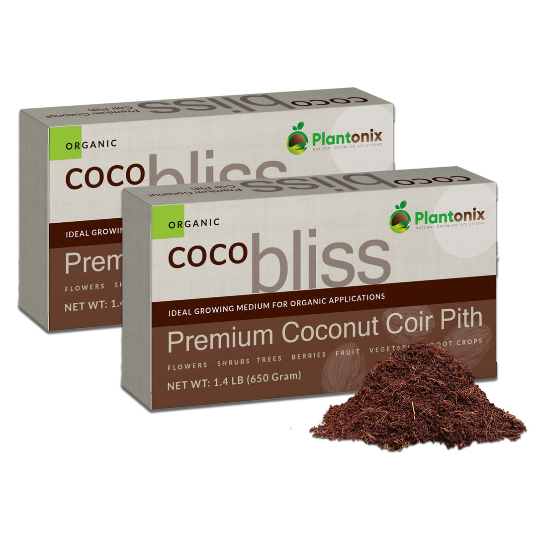 Coco Bliss 650g Brick - Premium Coco Coir Soil Amendment| Plantonix