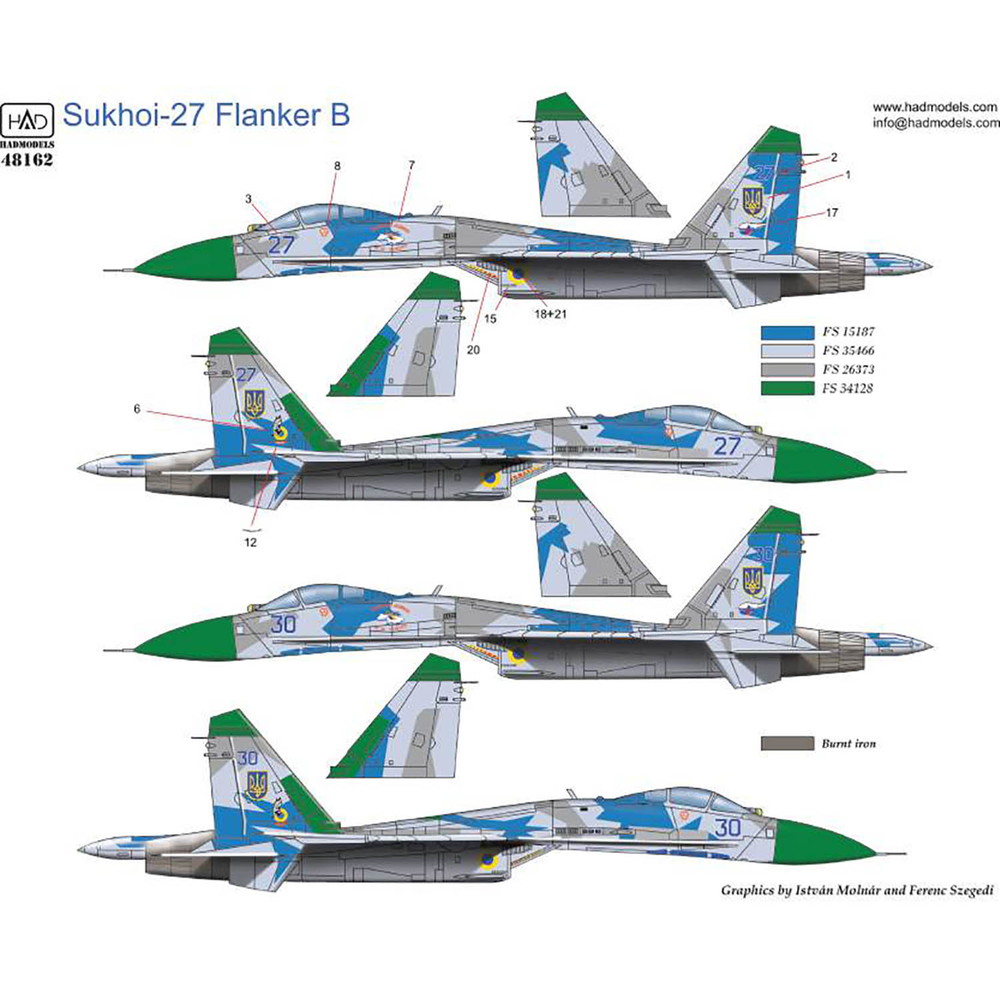デカール・エッチング :: 飛行機用デカール :: ロシア空軍 Su-27