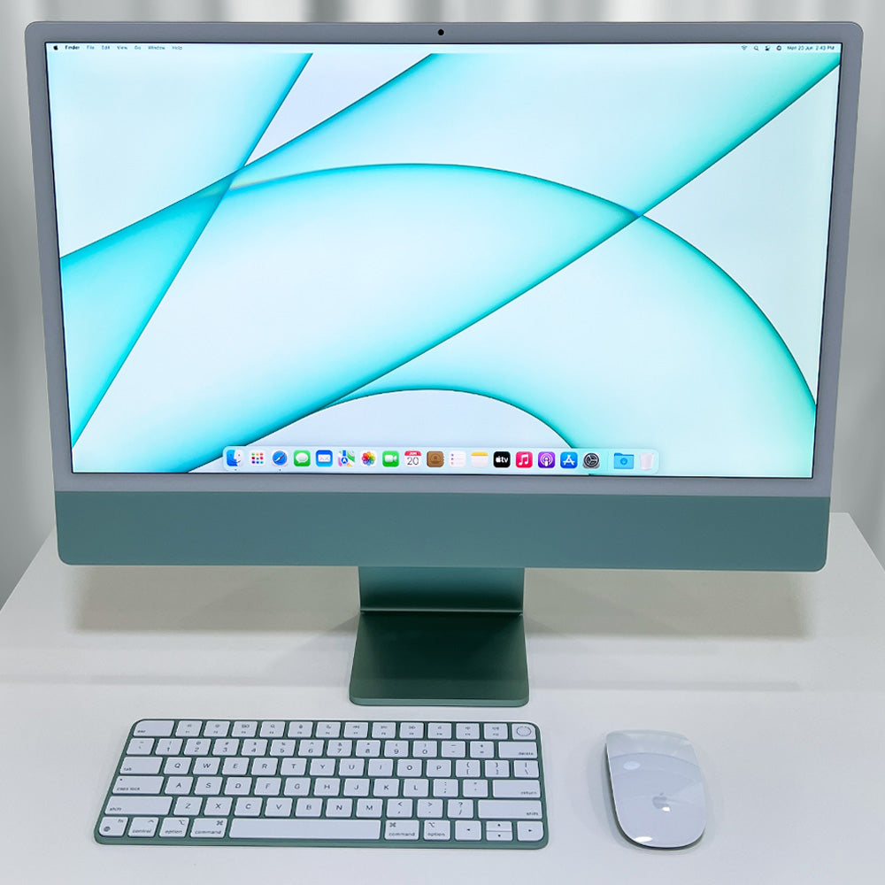 Apple iMac 24-inch M1 Chip 8GB 256GB Green – Playforce