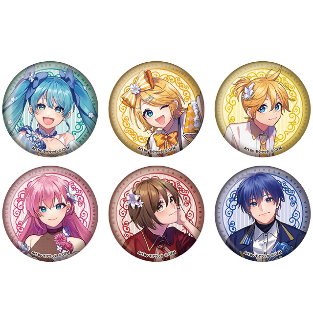 初音ミク アイスクリームパーティー チョコミント 缶バッジ 等身 初音