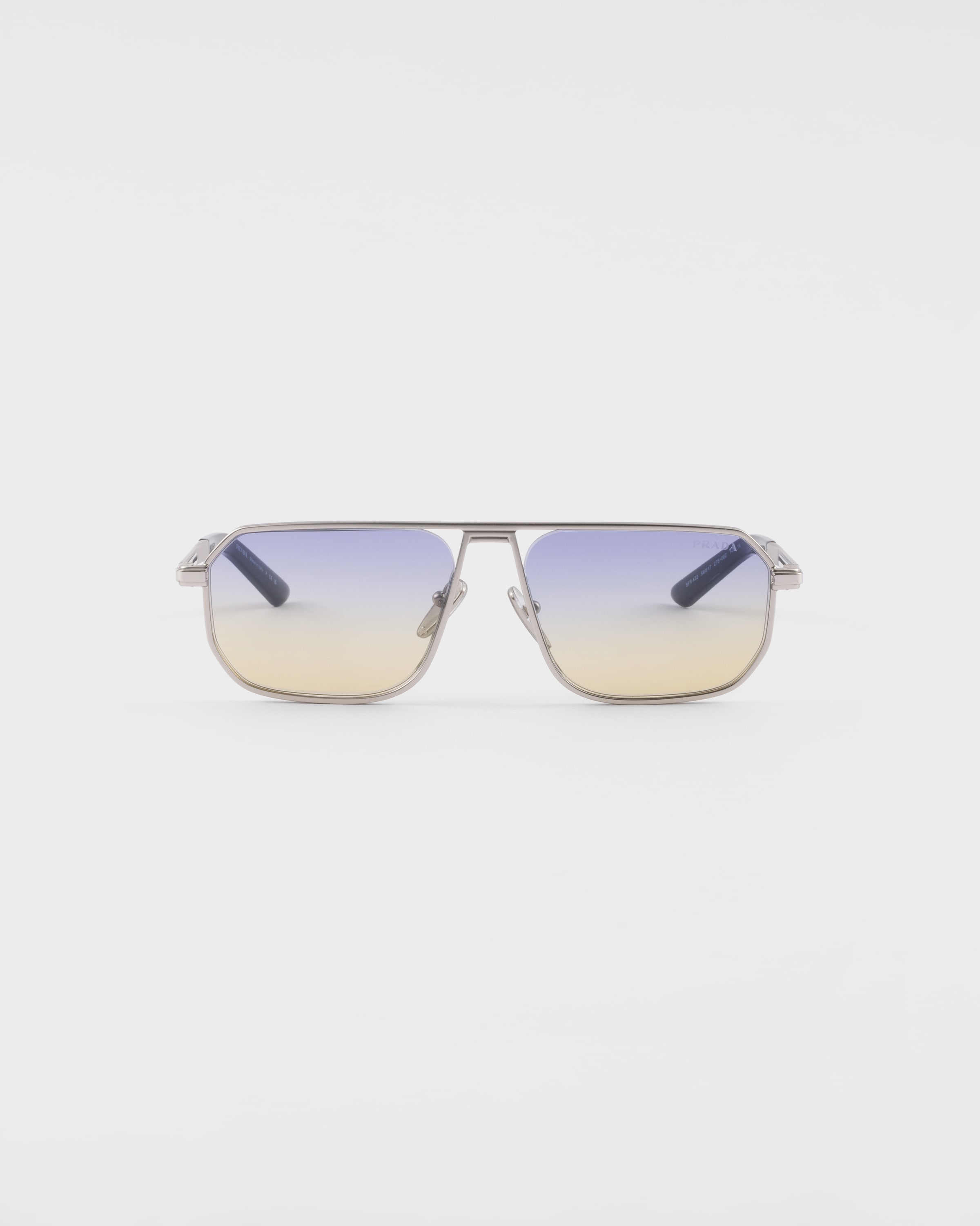 Iris Shaded Sun Lenses Sunglasses With The Iconic Metal Plaque | PRADA