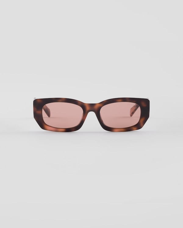 Mahoghany Lenses Sunglasses With The Prada Logo | PRADA