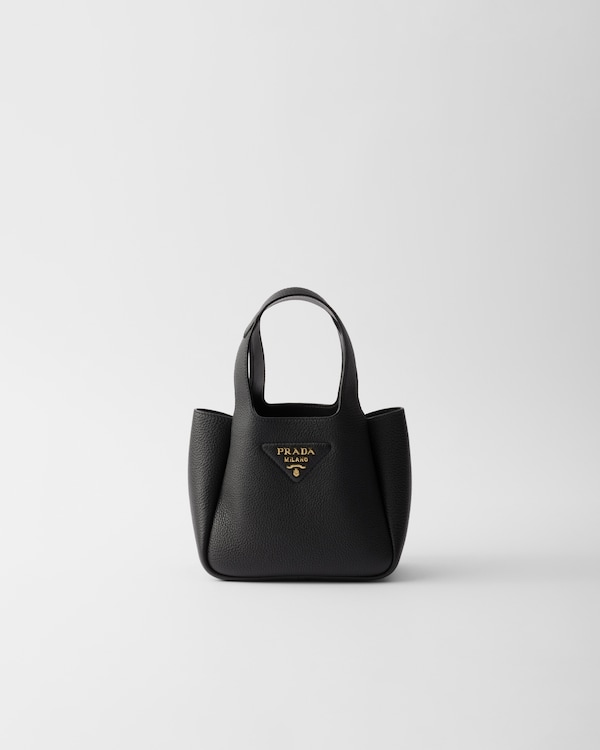 Black Mini Leather Handbag | PRADA