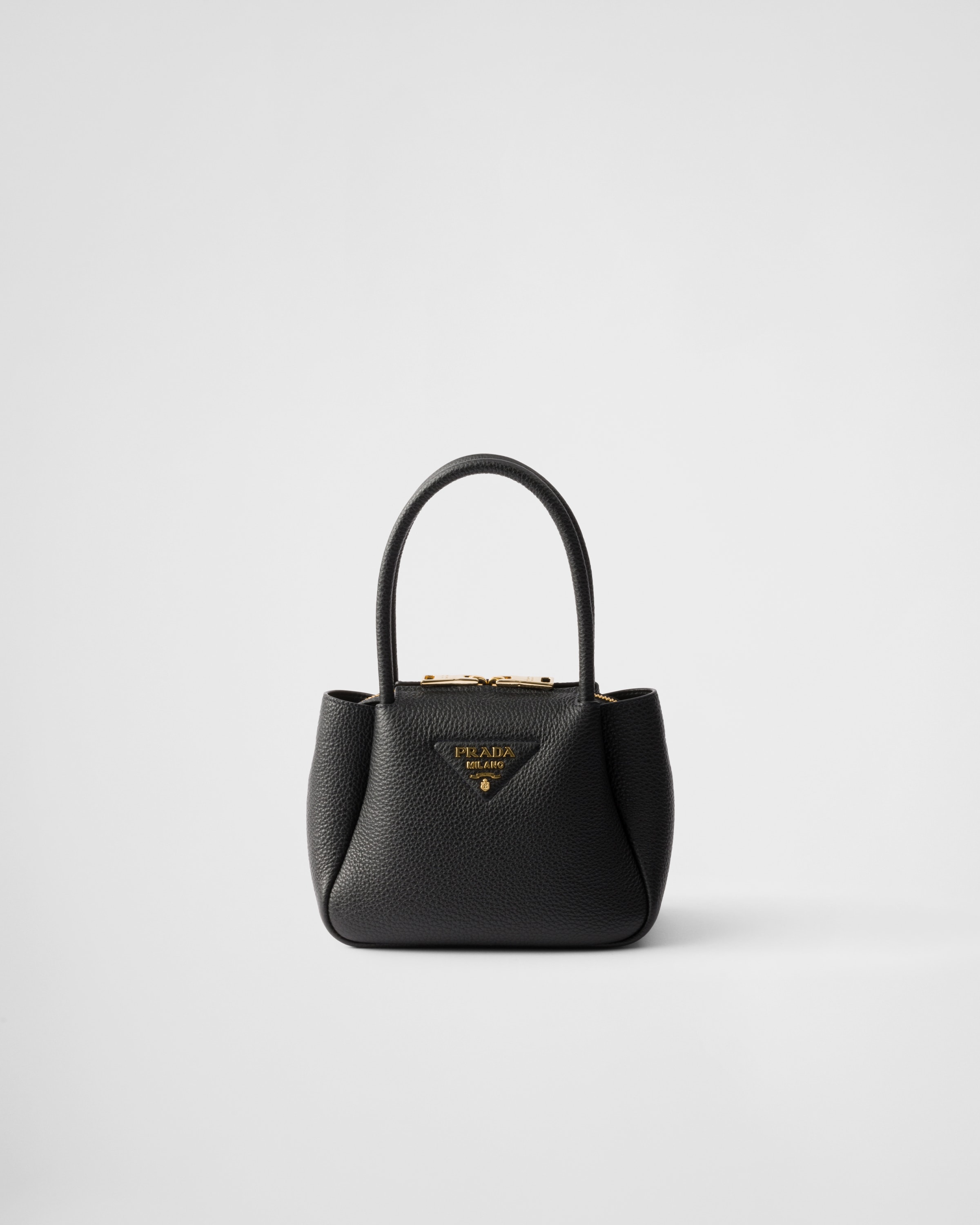 Black Mini Leather Handbag | PRADA