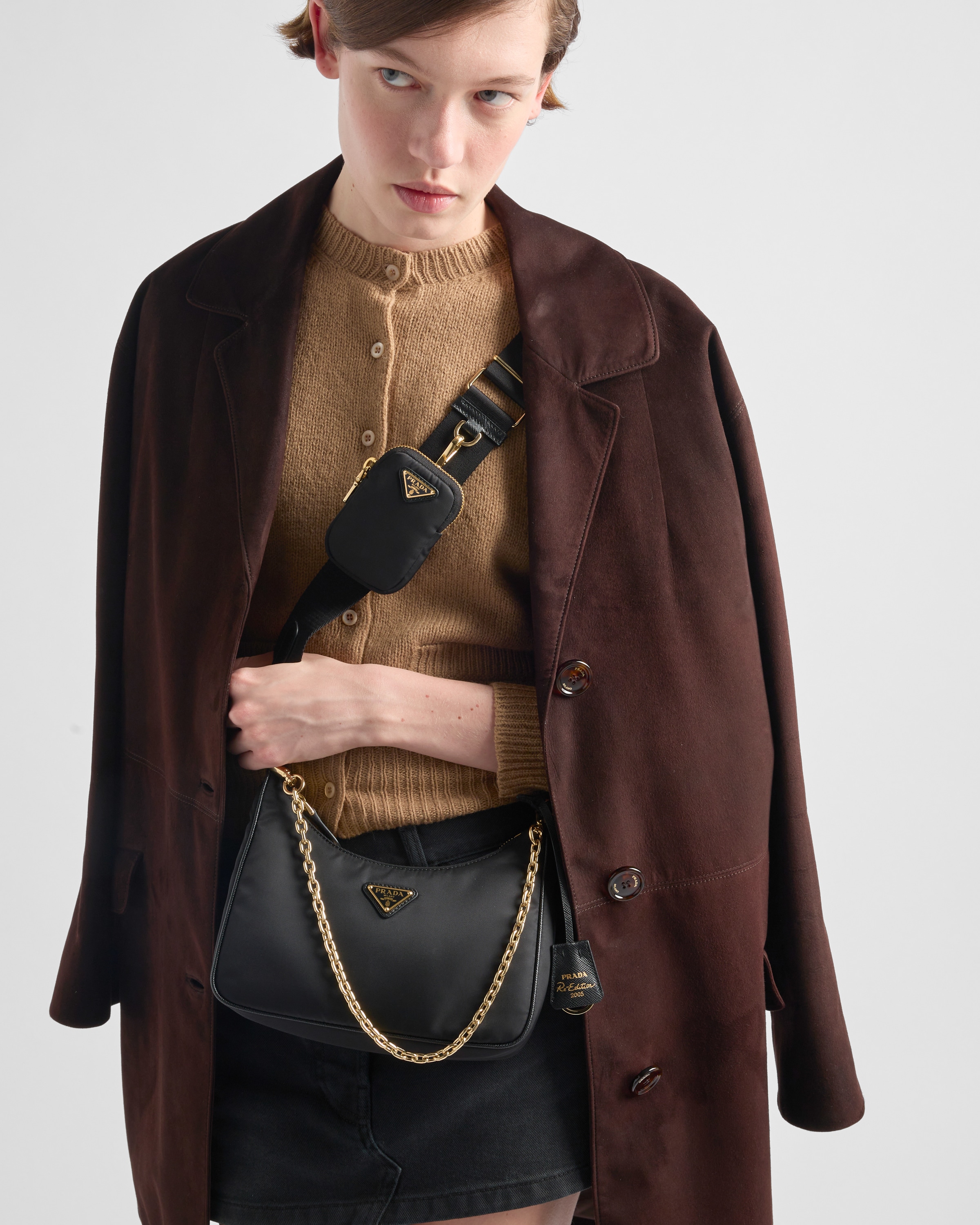 Borsa Prada Re-edition 2005 In Re-nylon Nero | PRADA