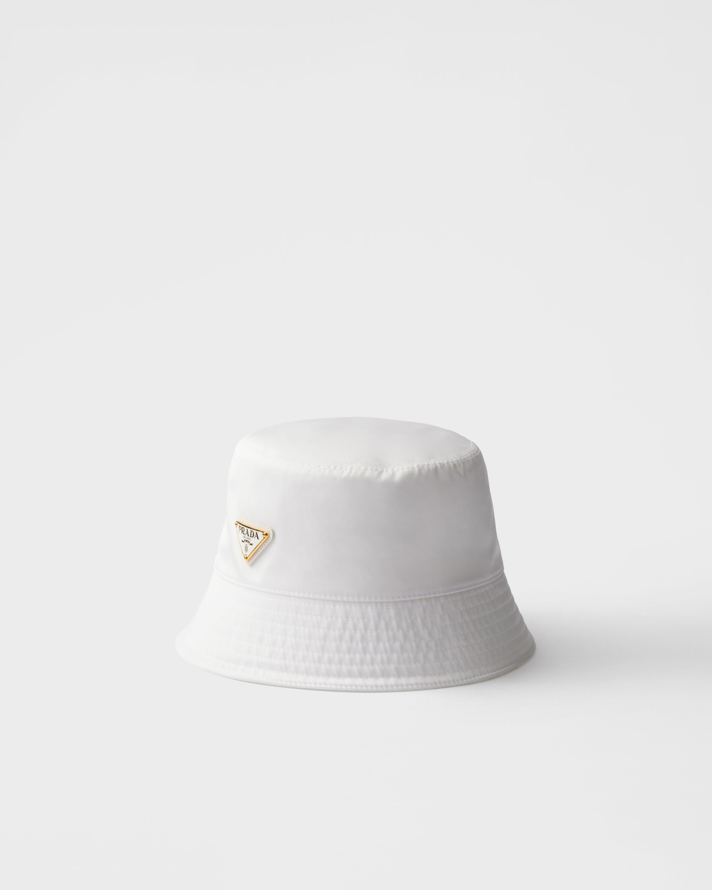 White Re-nylon Bucket Hat | PRADA