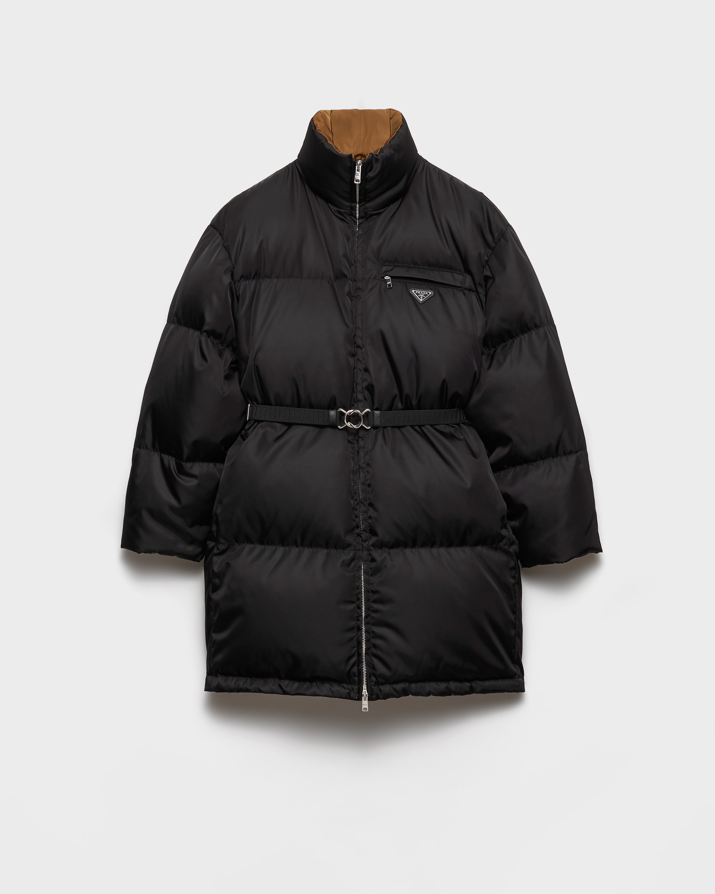 Black Re-nylon Down Jacket | PRADA