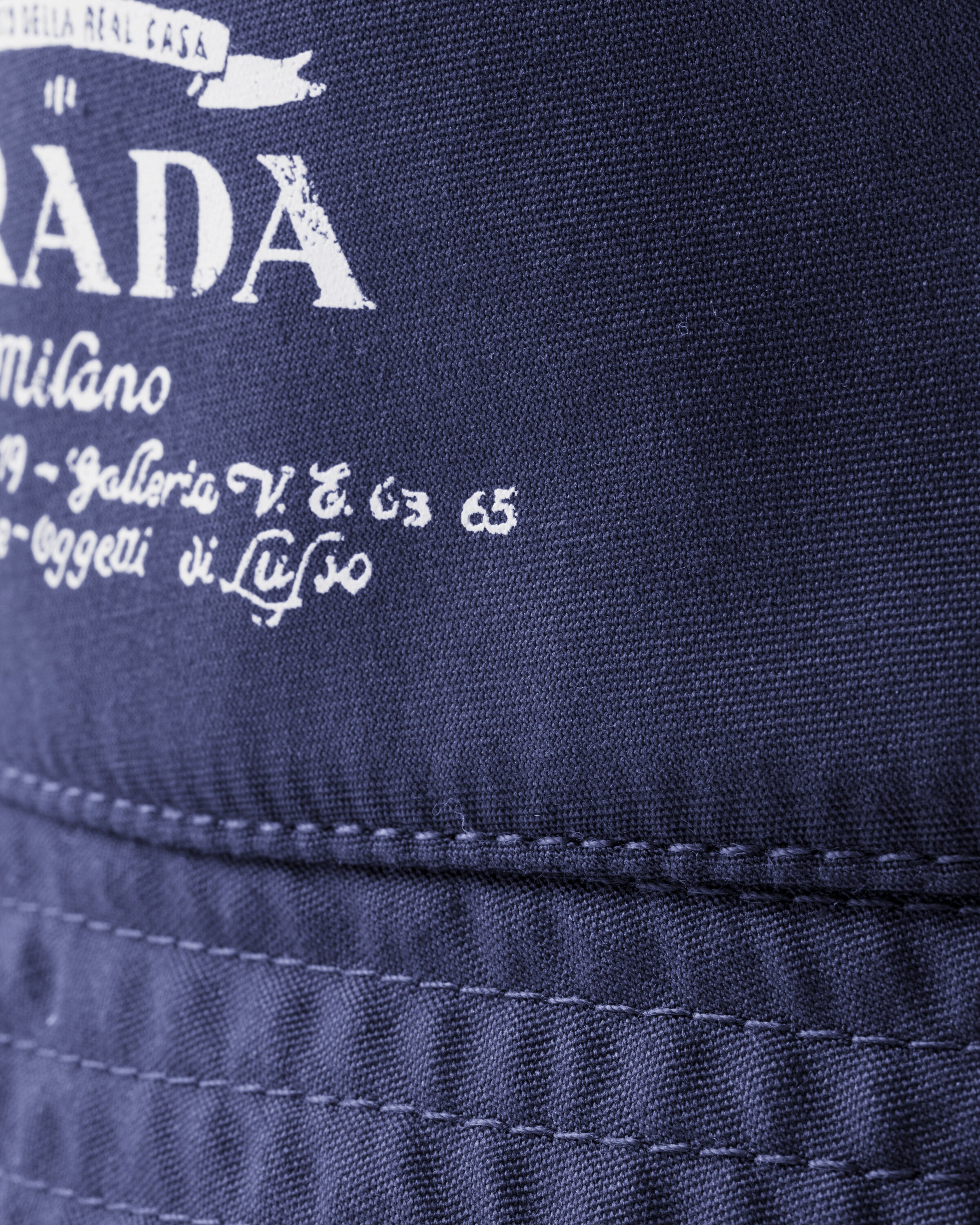 バルティックブルー/ブラック リバーシブル テクニカルコットン