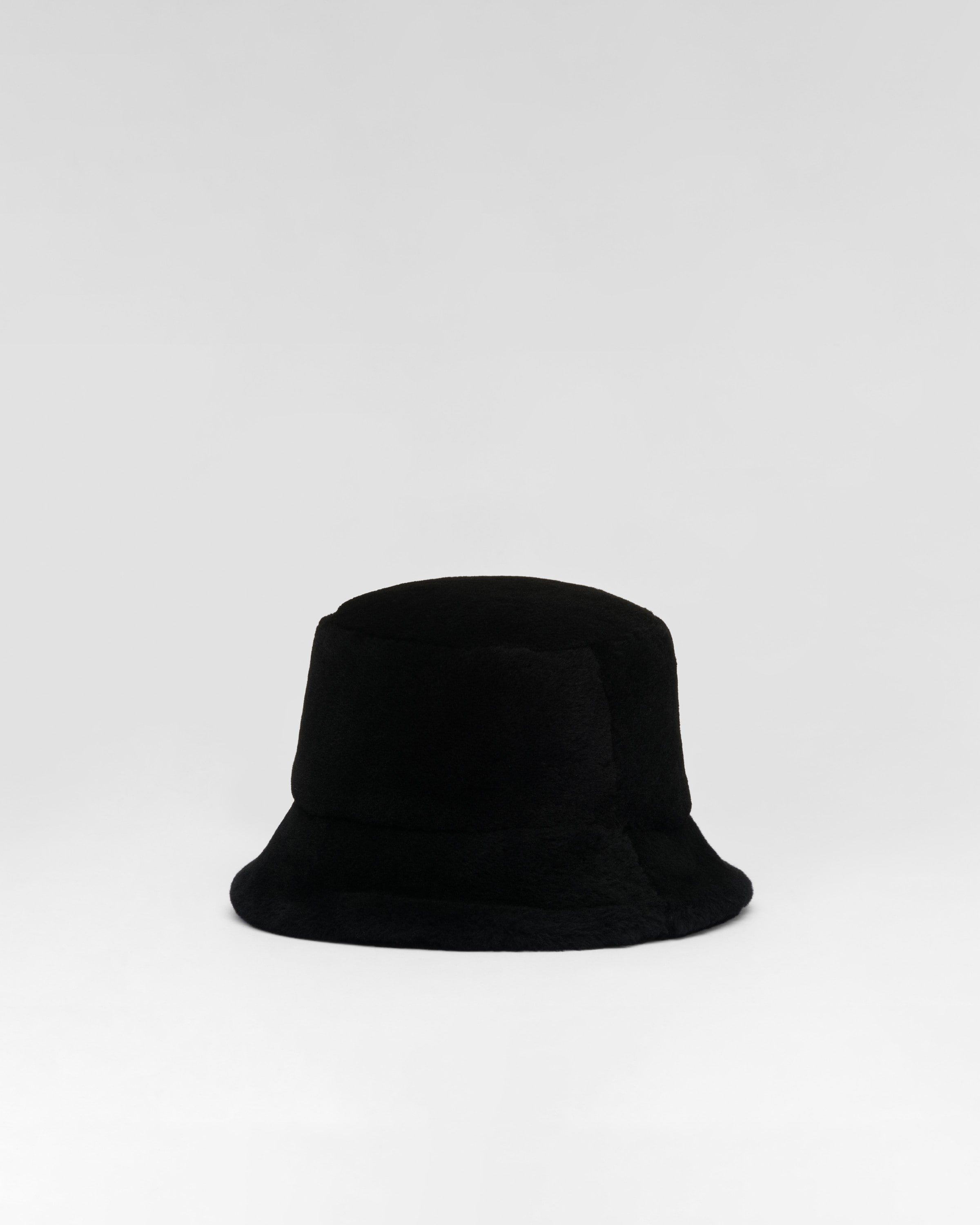 ブラック シアリング バケットハット | PRADA
