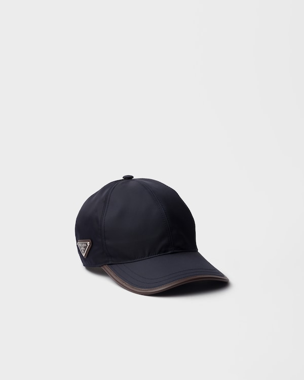 ブラック ナッパレザー ベースボールキャップ | PRADA