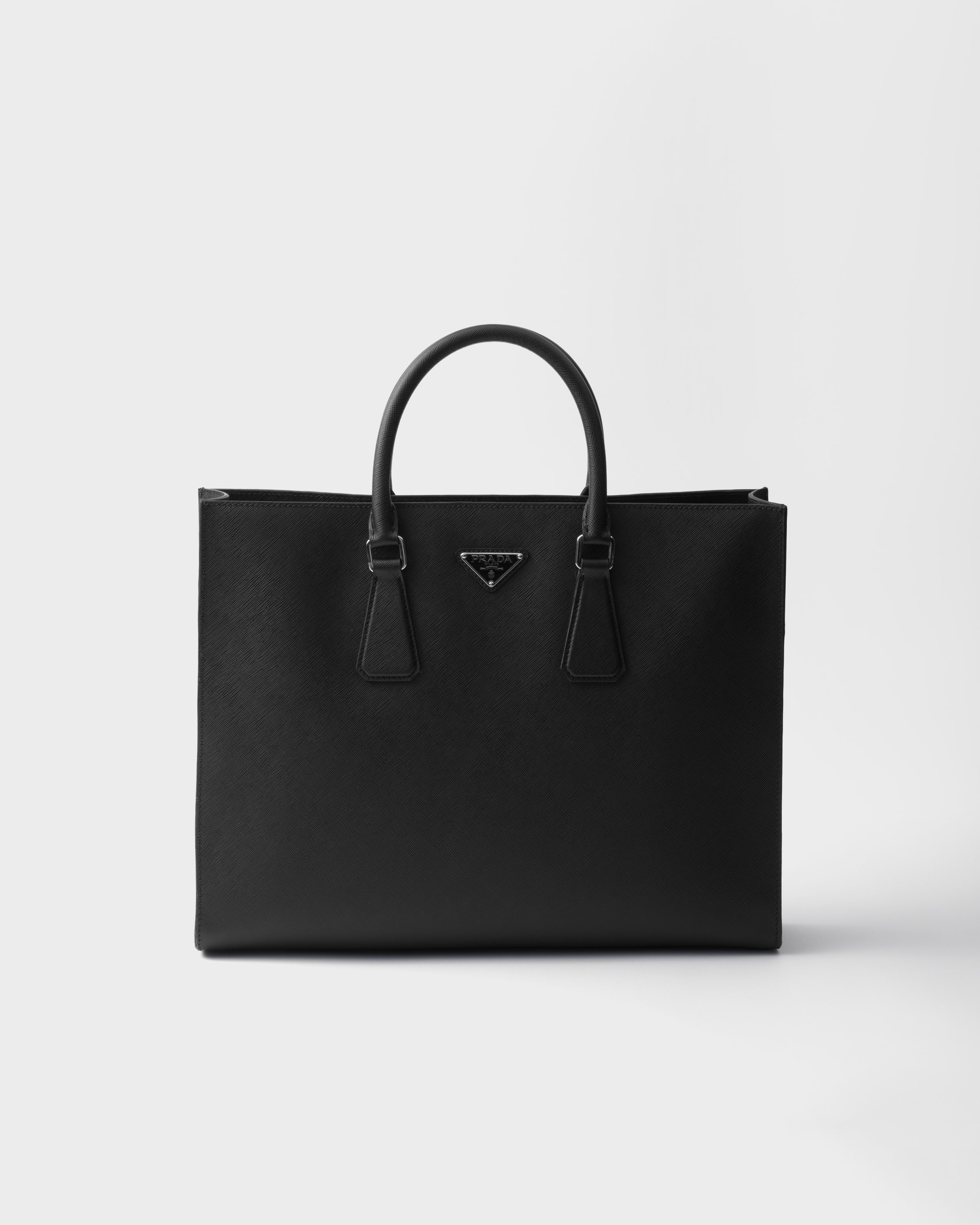 ブラック サフィアーノ トートバッグ | PRADA