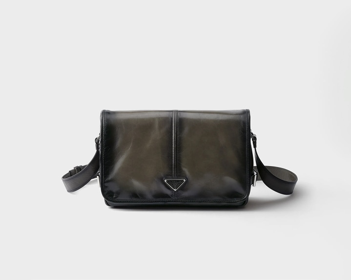 ブラック サフィアーノレザー カードケース | PRADA