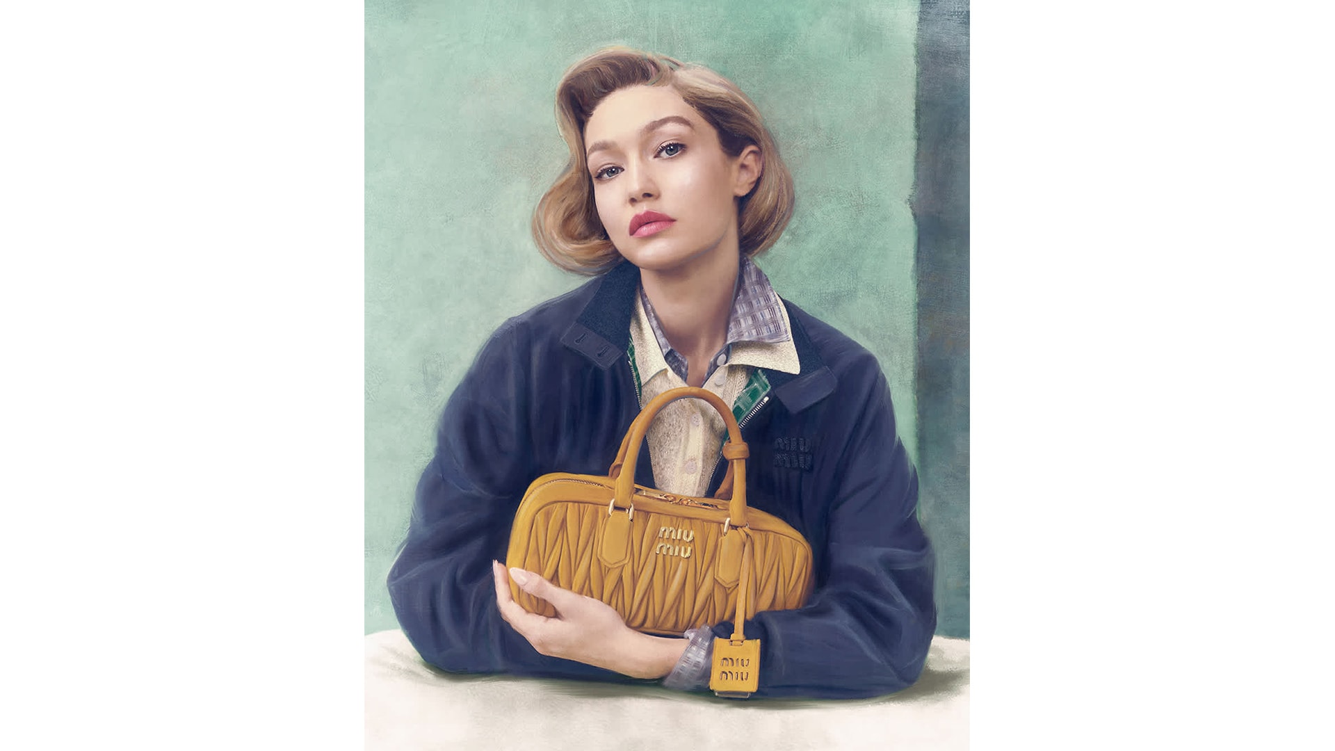 ミュウミュウ 2025年レザーグッズ広告キャンペーン | Prada Group