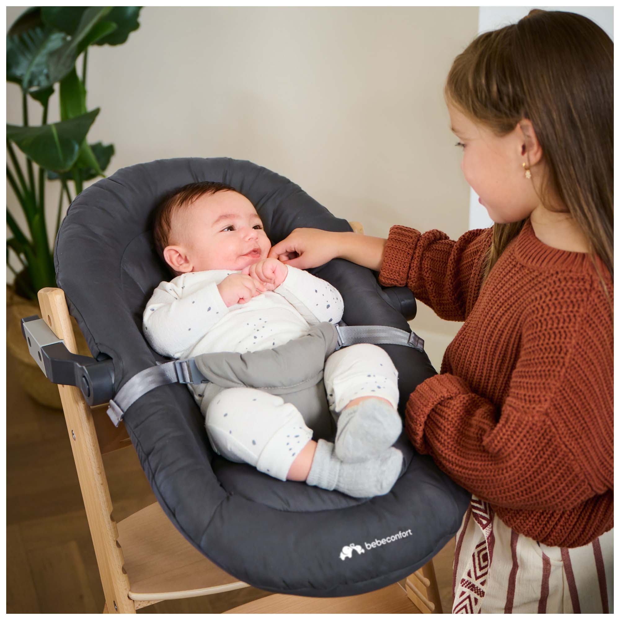 Bebeconfort 2-in-1 newbornset en wipstoel Timba Baby Mineral