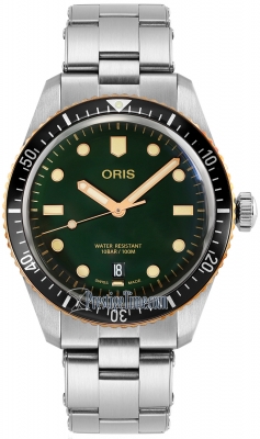 01 733 7707 4357-07 8 20 18 Oris Divers Sixty-Five 40mm Mens Watch