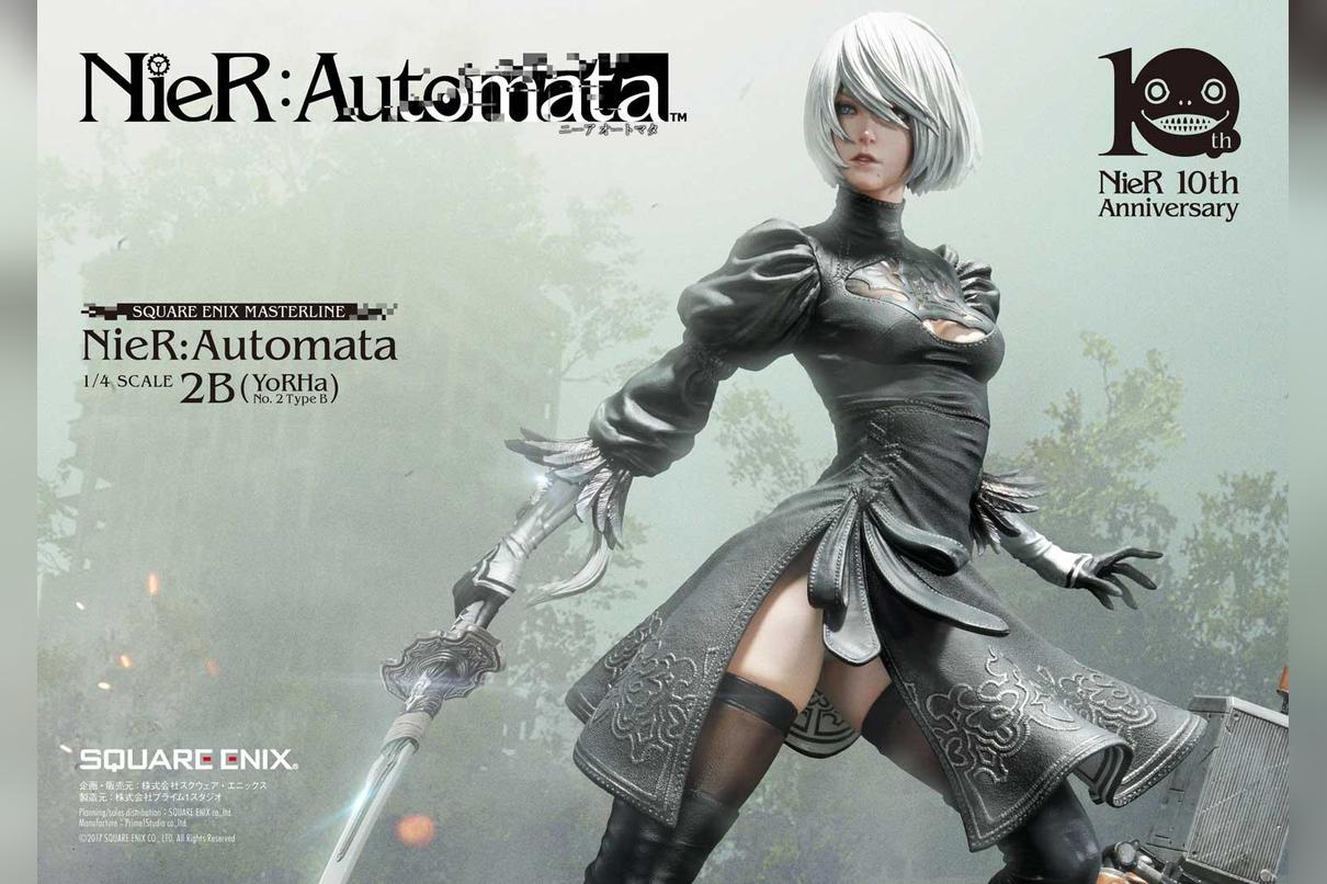NieR:Automata 1/4 Scale - 2B (YoRHa No. 2 Type B) | Statue | Prime