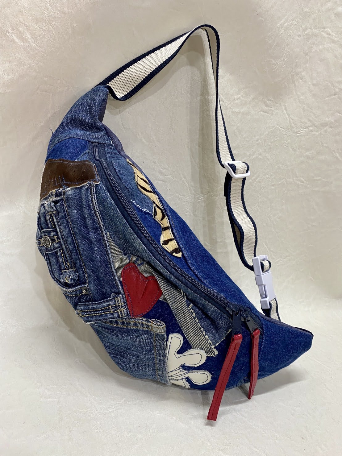 レザーコラージュボディバッグ／ウエストポーチ 商品詳細｜Primavera