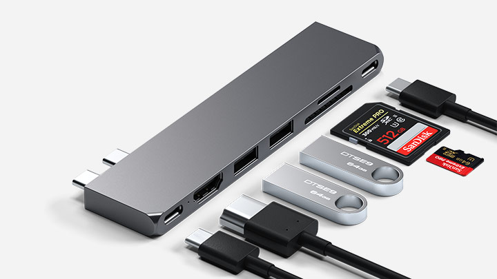 Satechi Pro Hub Slim | 変換アダプタ・ドッキングステーション | PC