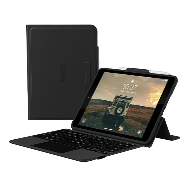 UAG iPad(第9/8/7世代)用トラックパッド搭載Bluetoothキーボード付
