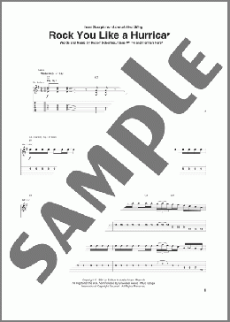 楽譜一覧】Scorpions - ヤマハ「ぷりんと楽譜」