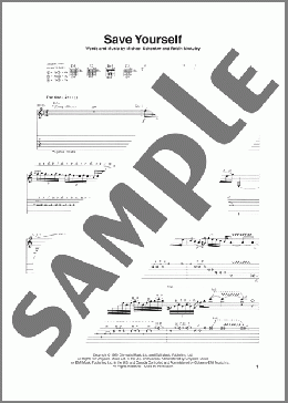 ギター楽譜】Save Yourself / Michael Schenker(ソロ)