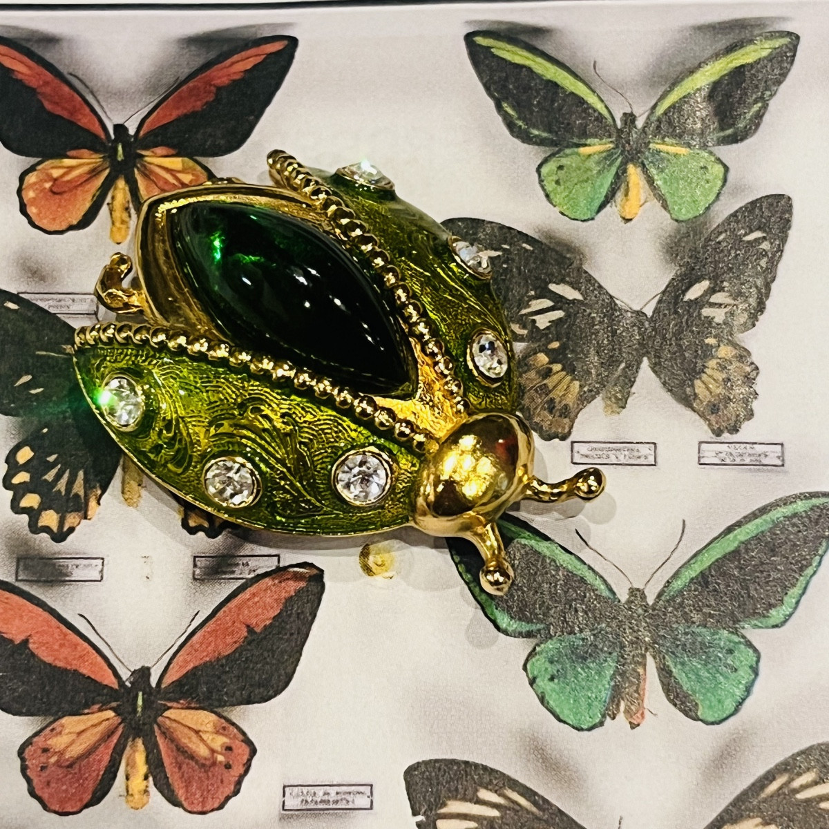 Proantic: Christian Dior, Ladybug Brooch.