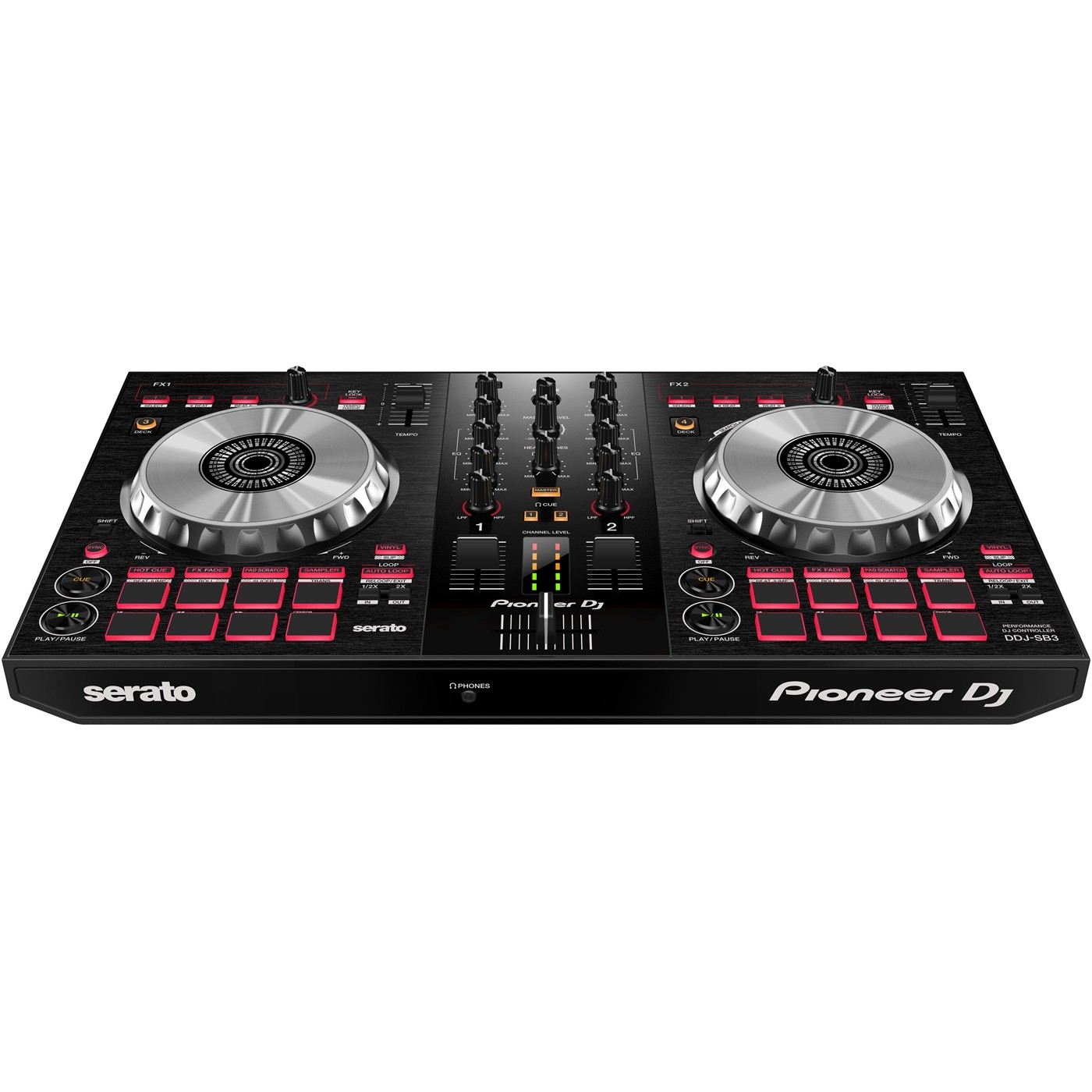 Pioneer DDJ-SB3 2-Channel DJ Controller for Serato DJ Lite