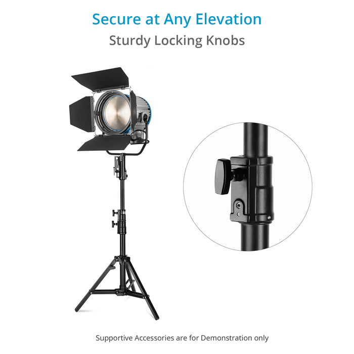 6.8' Low Ninja Double Riser Combo Stand for Light | Proaim