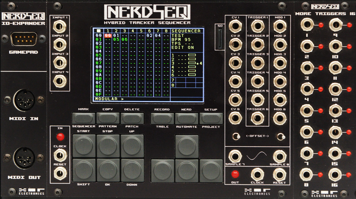 XOR Electronics NerdSEQ Sequenzer