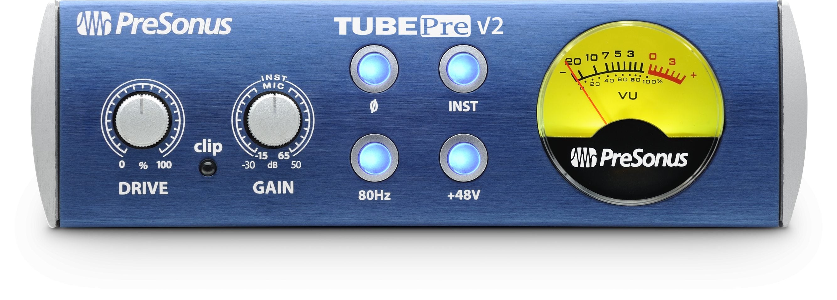 Presonus TubePre V2 - Mono Tube Preamp - Professional Audio Design