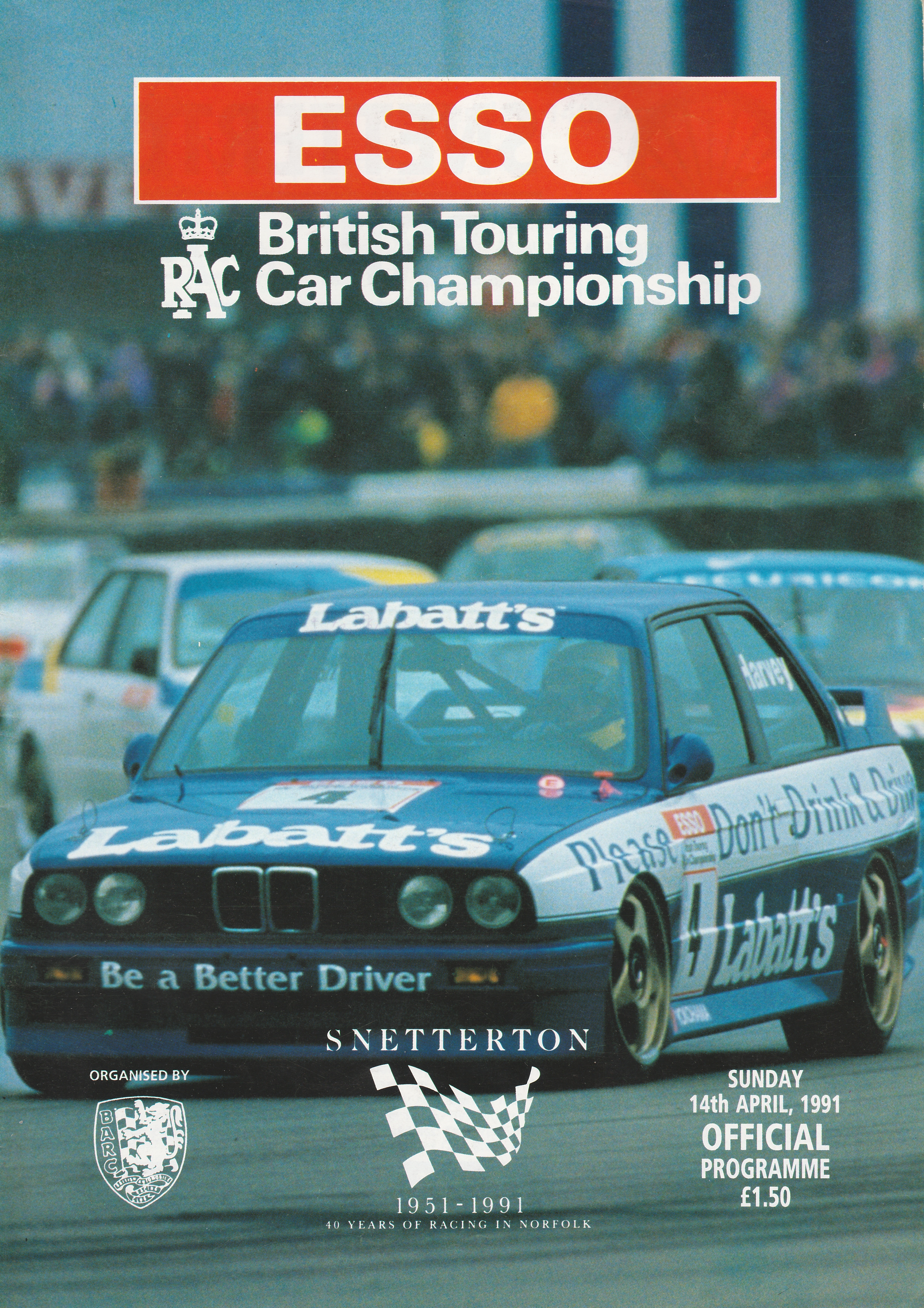1991 British Touring Car Championship Programmes | The Motor