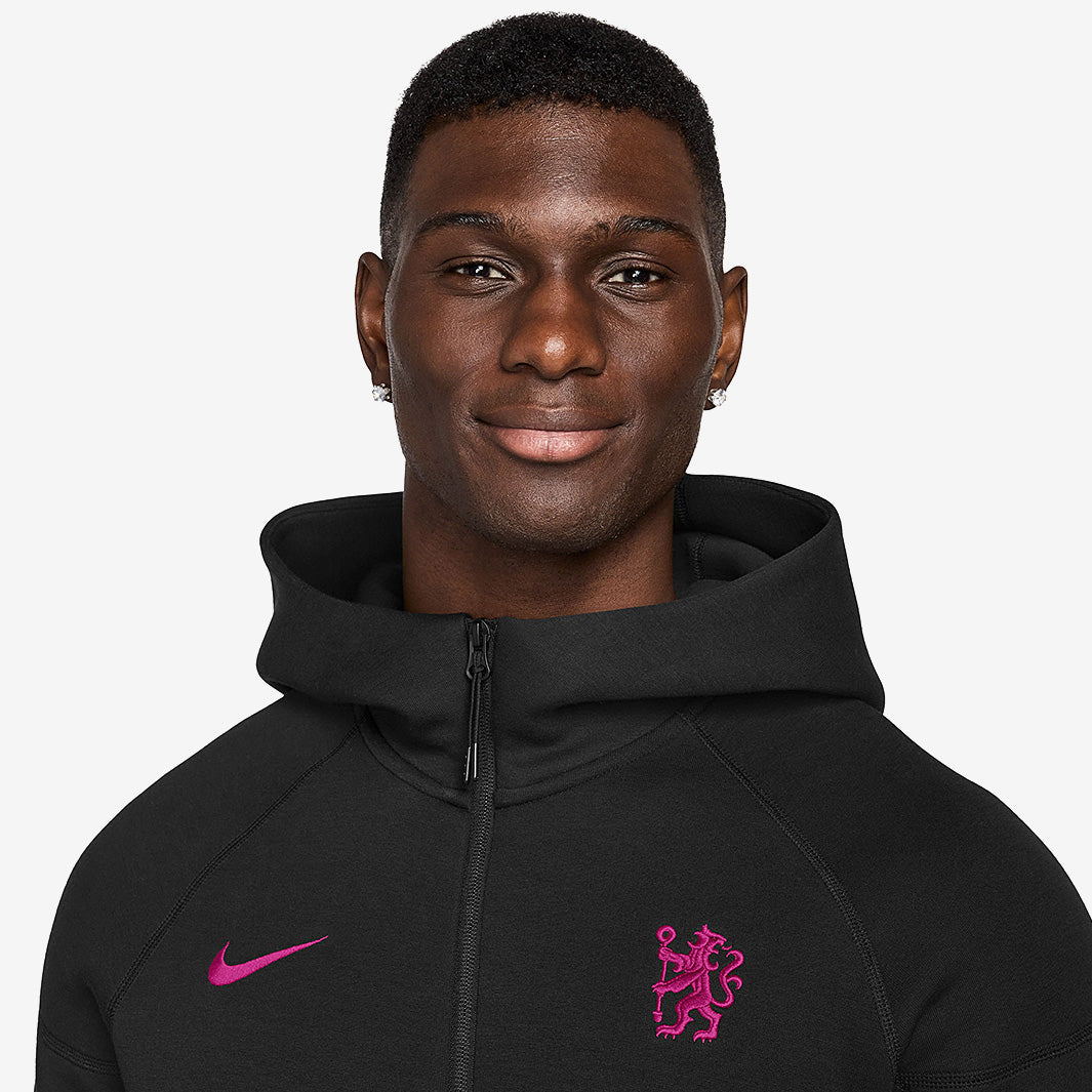 Nike Chelsea 24/25 NSW Tech Fleece Windrunner Third Jacket - Black