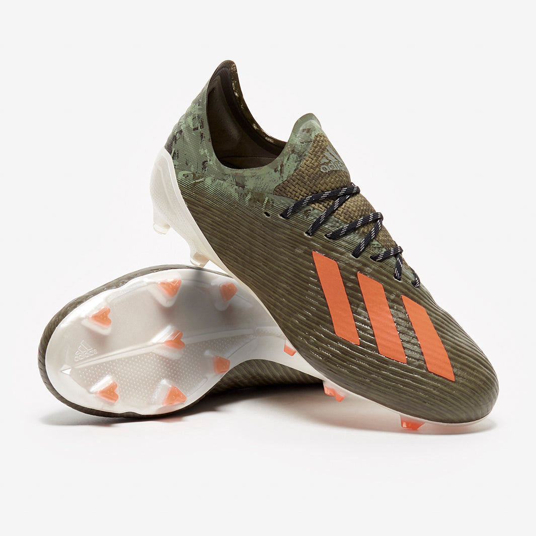 adidas X 19.1 FG - Legacy Green/Solar Orange/Chalk - Firm Ground