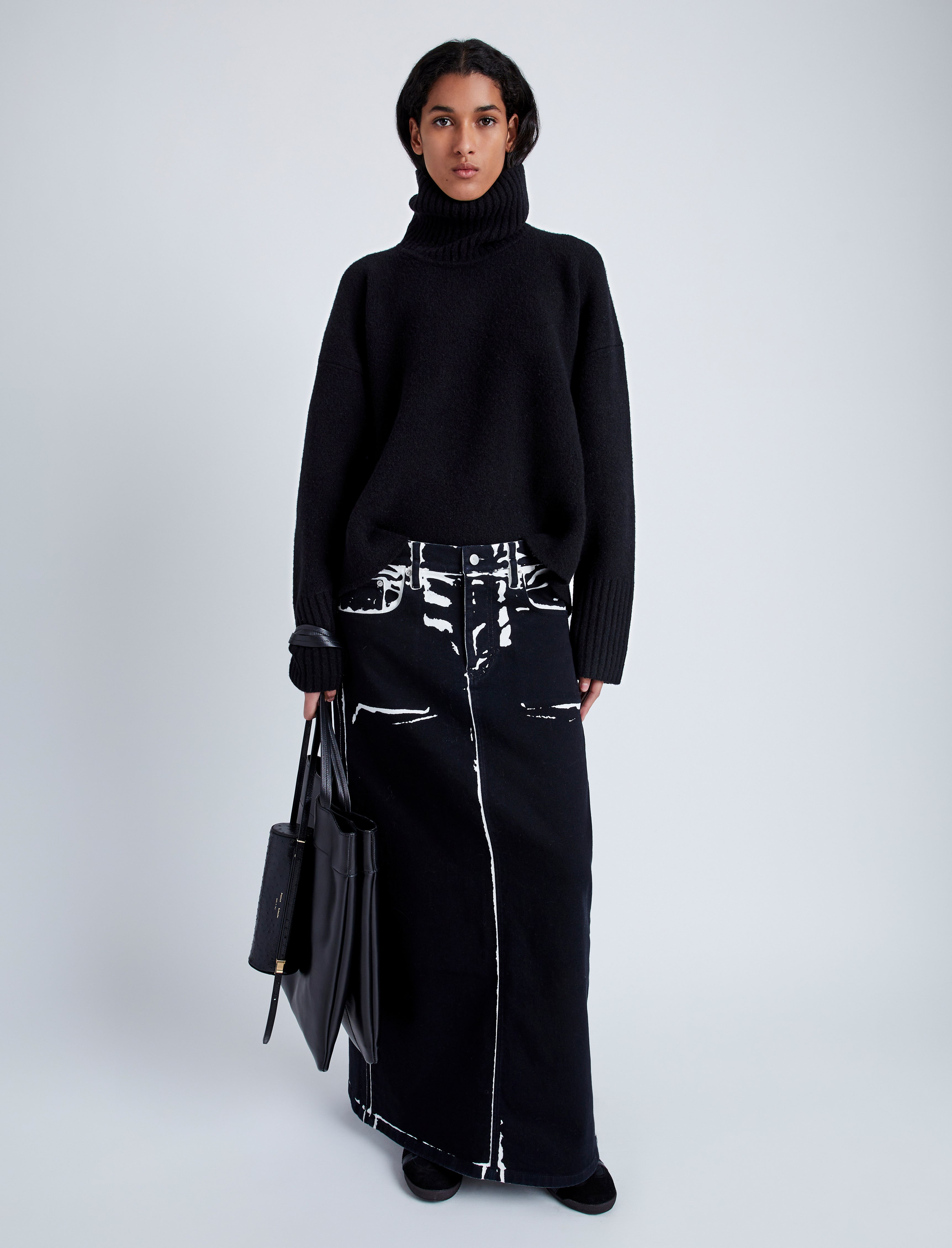 Proenza Schouler Sandra Turtleneck Sweater in Lofty Eco Cashmere